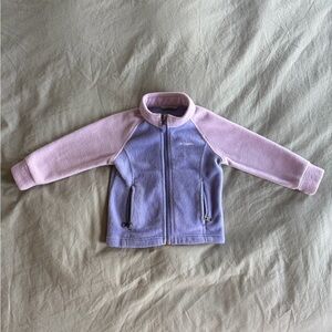 Columbia Toddler Purple and Pink Fleece Jacket